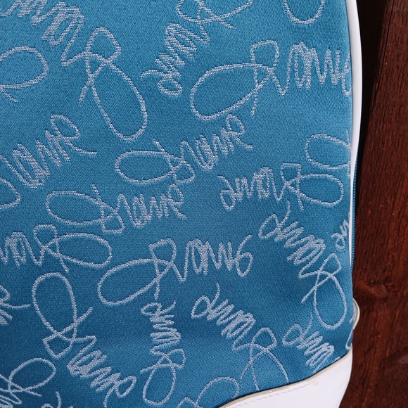 Diane Von FURSTENBERG DVF Jacquard Signature Travel Weekend Carry On Bag - Picture 10 of 15